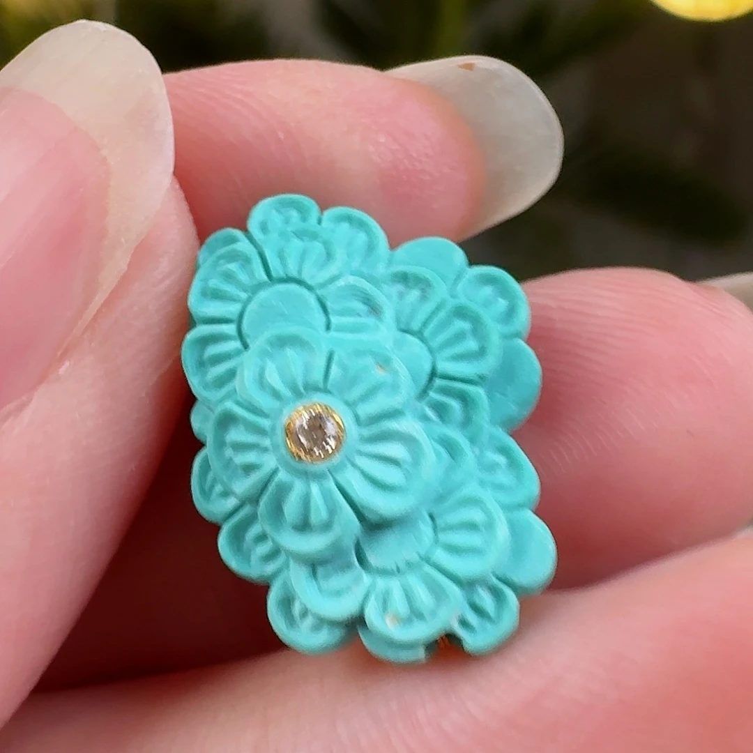 绿松石珠宝奇石未镶嵌