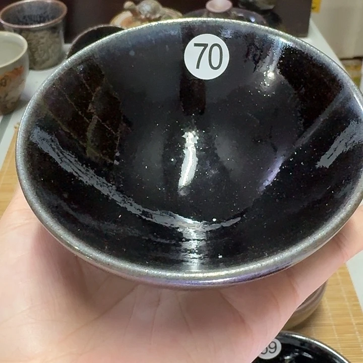 茶盏70 坚记茶盏摆件