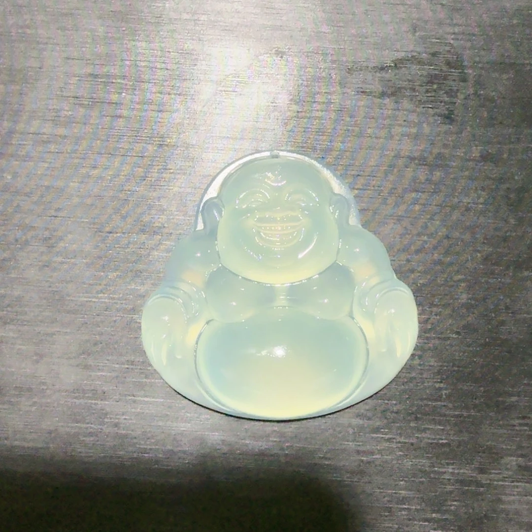 蛇纹石玉颈饰未镶嵌佛公