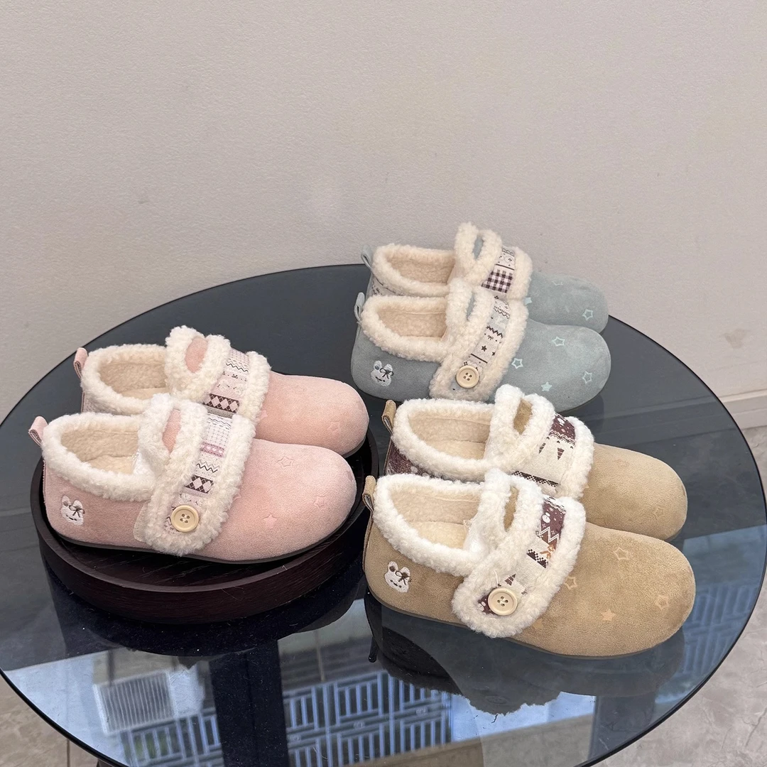 保暖网红时尚防滑外穿居家棉鞋可爱卡通小兔女款2025冬季新款加绒
