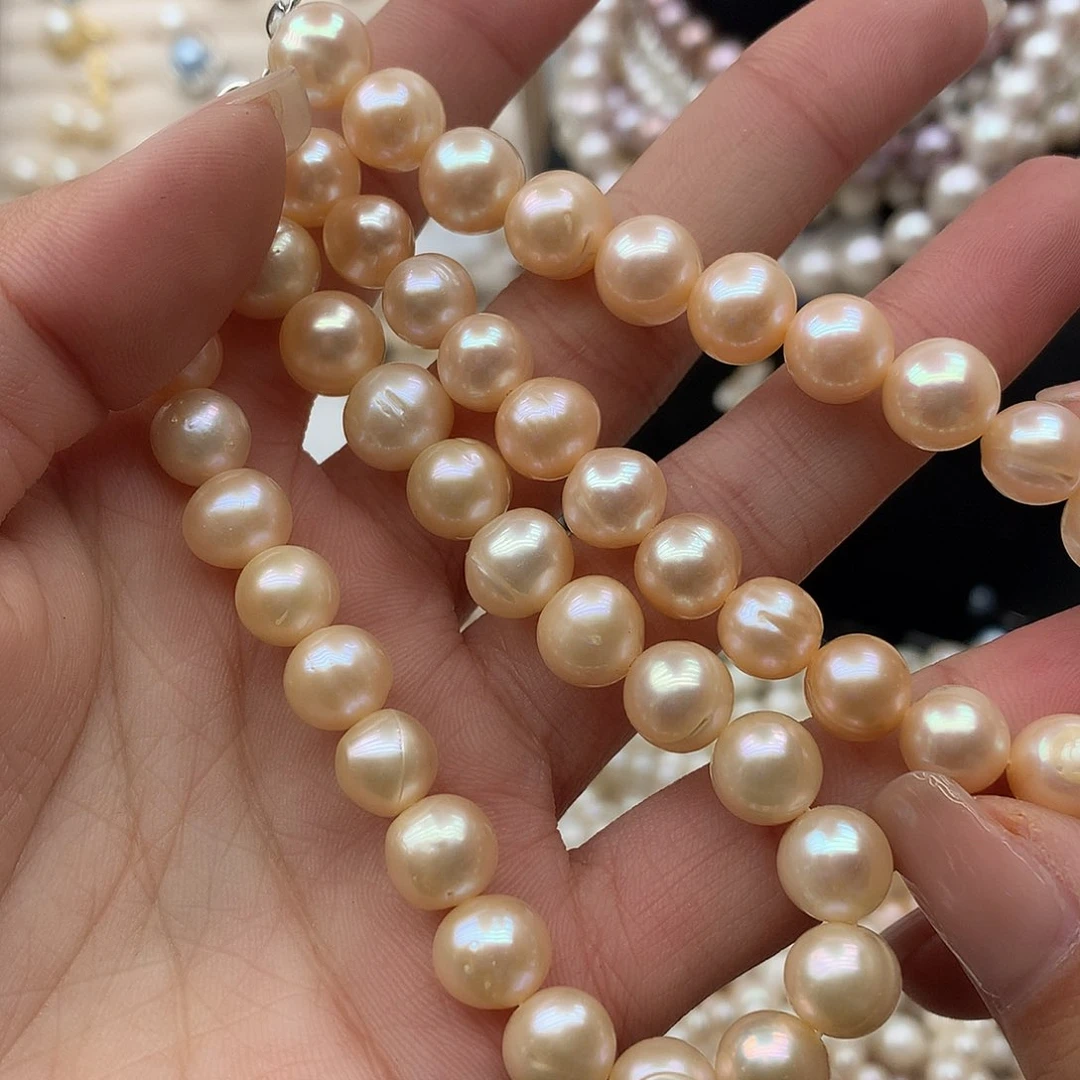 淡水珍珠9-10未镶嵌sl22手链