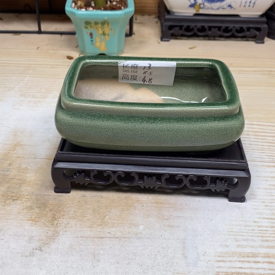 紫砂陶瓷艺术花盆陶瓷