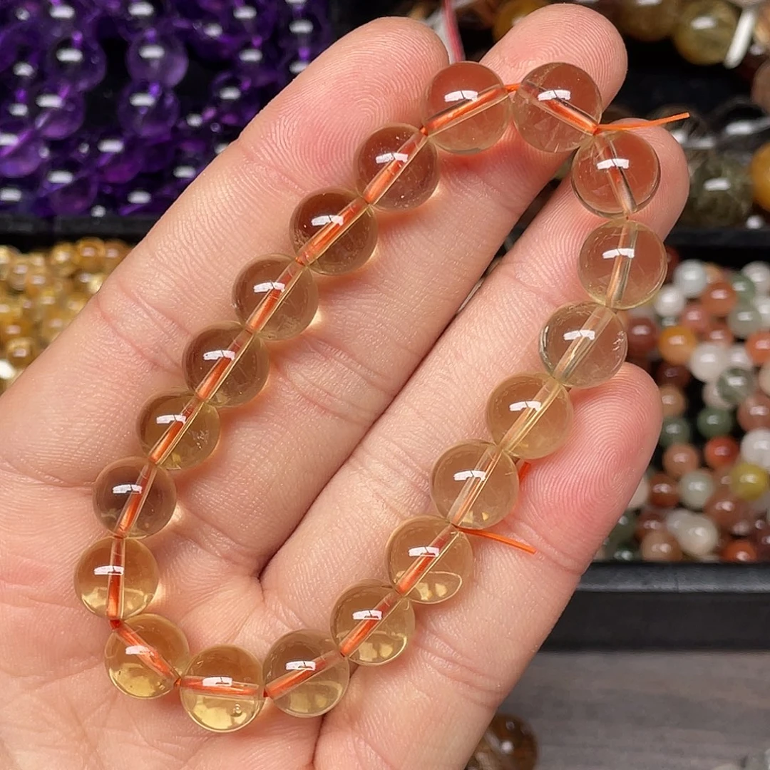 手链未镶嵌水晶巴西黄10+