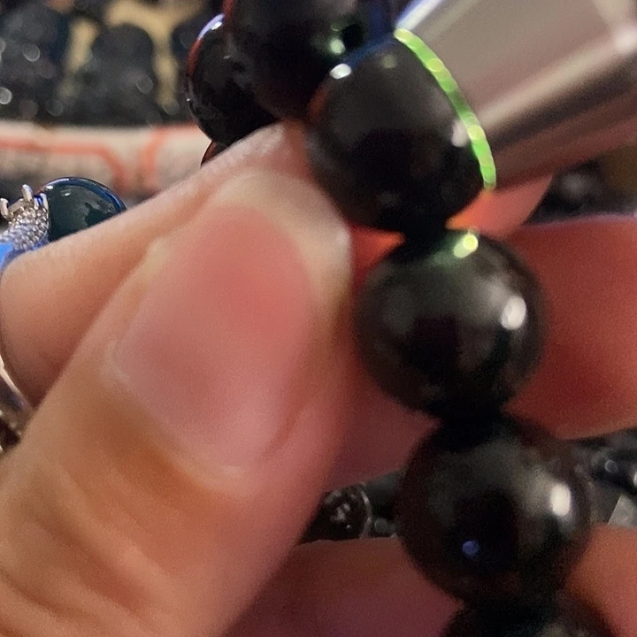 翡翠未镶嵌手链墨翠福利12