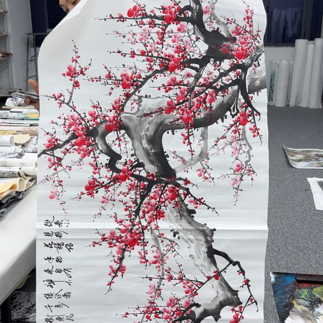 国画纯手绘字画宣纸