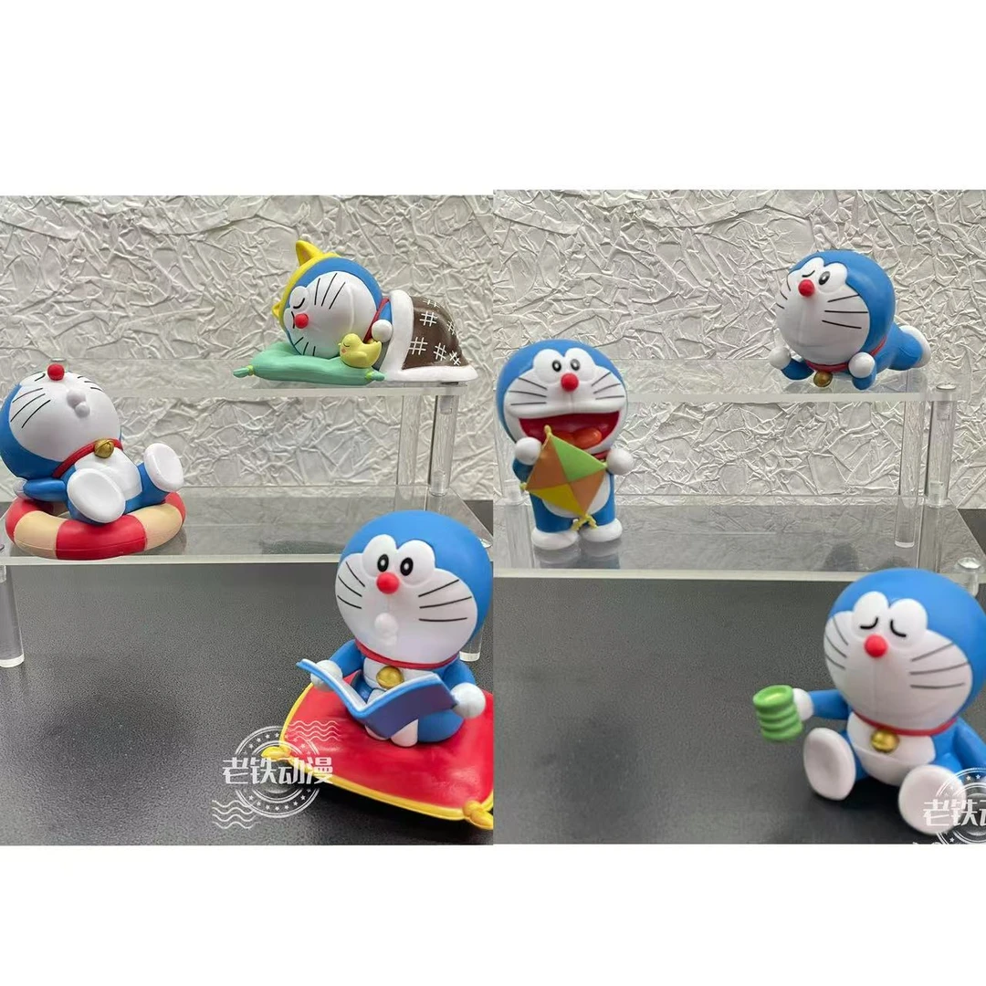 睡梦系列哆啦a梦手办叮当猫卡通个性潮玩公仔周边桌面摆件礼物
