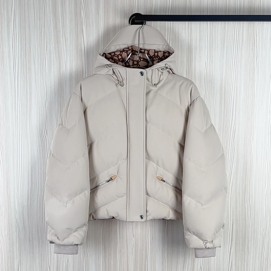 99新 Hermes/爱马仕 羽绒服 尺码38 成色看直播 GSS29775