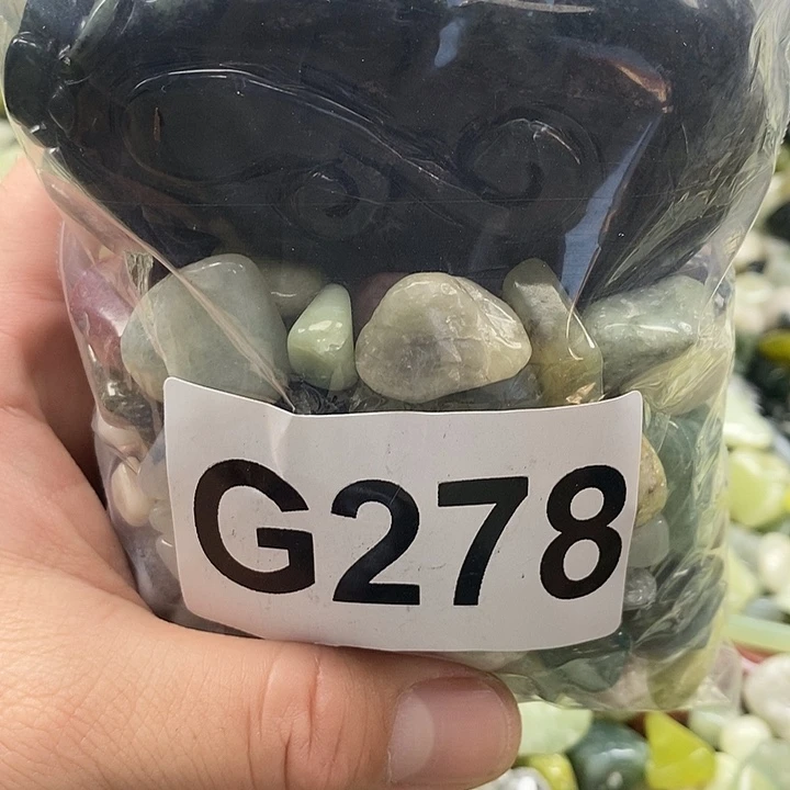 岫玉鱼缸石未镶嵌