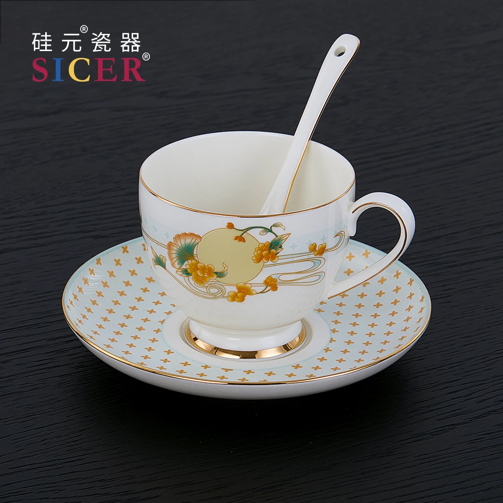 【蟾宫折桂】咖啡杯 中秋新品 送礼下午茶自用轻奢
