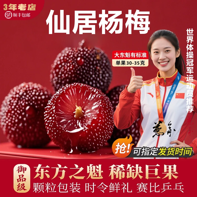 11A高山30-35仙居东魁杨梅现摘现发当季孕妇水果新鲜正宗新鲜杨梅