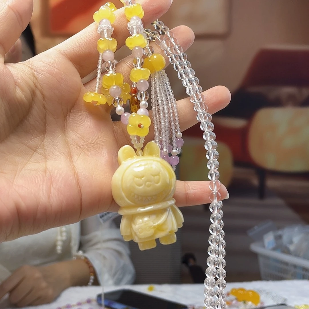 蜜蜡未镶嵌裸石蜜蜡吊坠