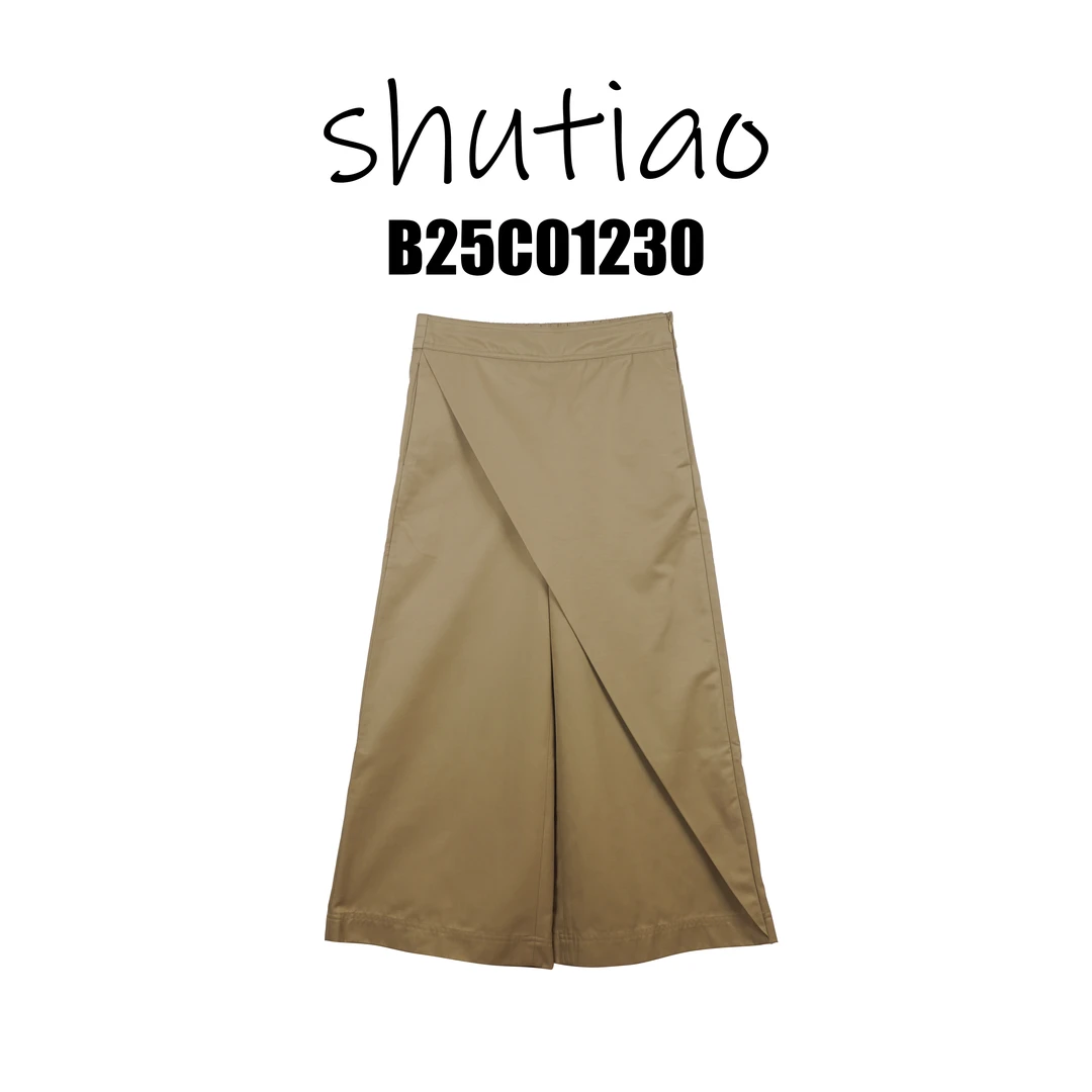 【SHUTIAO】2025夏季：新款小众设计款裤子B25C01230