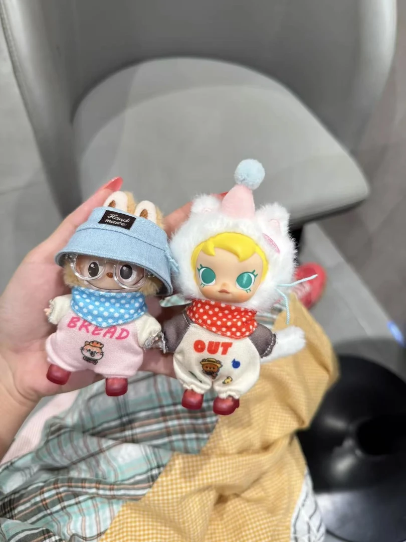 10cm迷你布布4.0娃衣娃娃密码衣服套装着替服饰娃衣