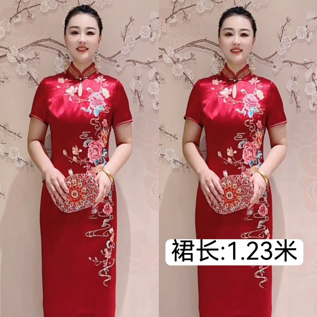 花开富贵高端礼服170337
