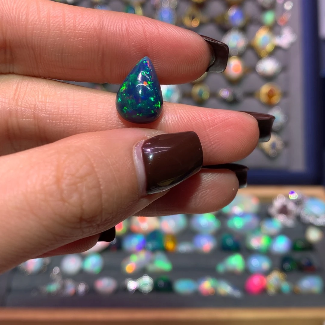 银S925镶嵌欧泊吊坠款式影*