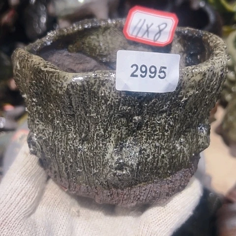 粗陶花盆手工花盆制作