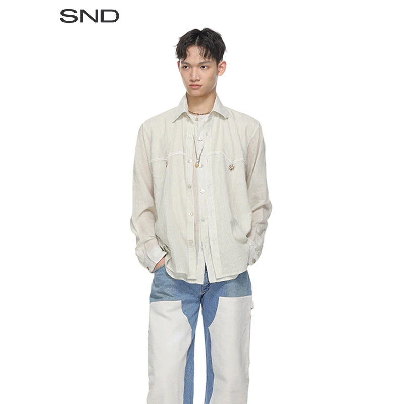 【KARTIK RESEARCH 设计师品牌】SND SS25 双层设计宽松衬衫