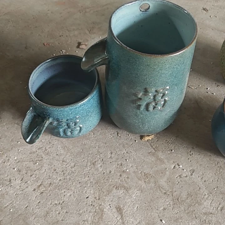 【闪购商品】福字流水两个瑕疵绿色