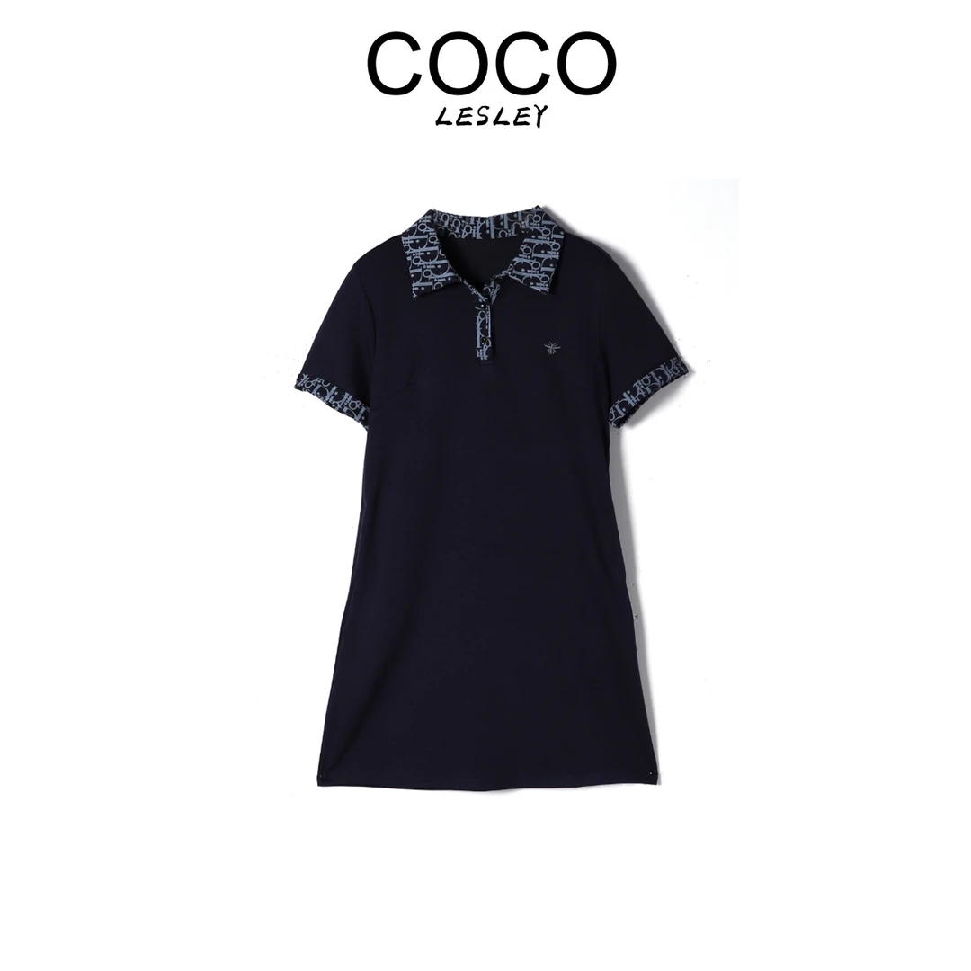 【COCO LESLEY】时尚舒适简约休闲百搭连衣裙-W61083