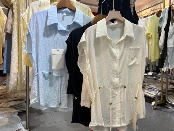 夏季时尚休闲韩版衬衫搭配短裤套装减龄洋气