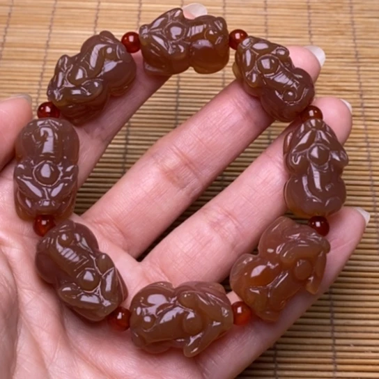 玛瑙/玉髓手链未镶嵌