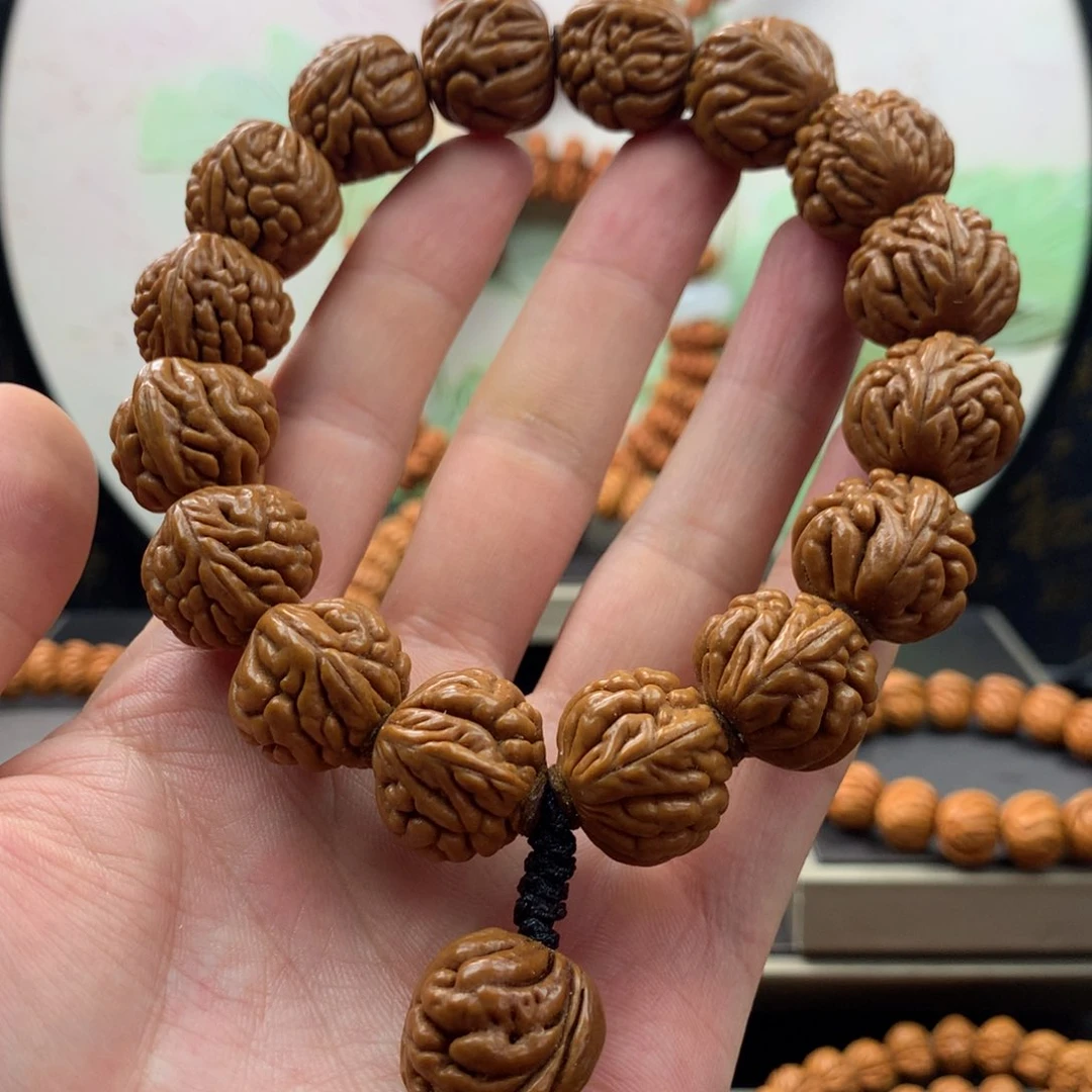 【闪购商品】桃核手串19豹子头手串