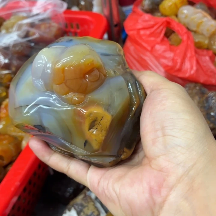 玛瑙/玉髓未镶嵌吊坠(不含链)