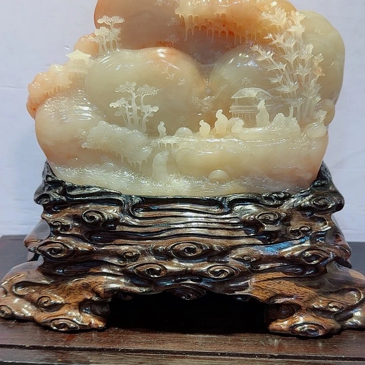 开***心寿山石寿山石摆件精品