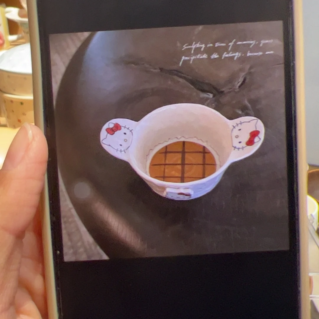 焦糖kt双耳碗单个