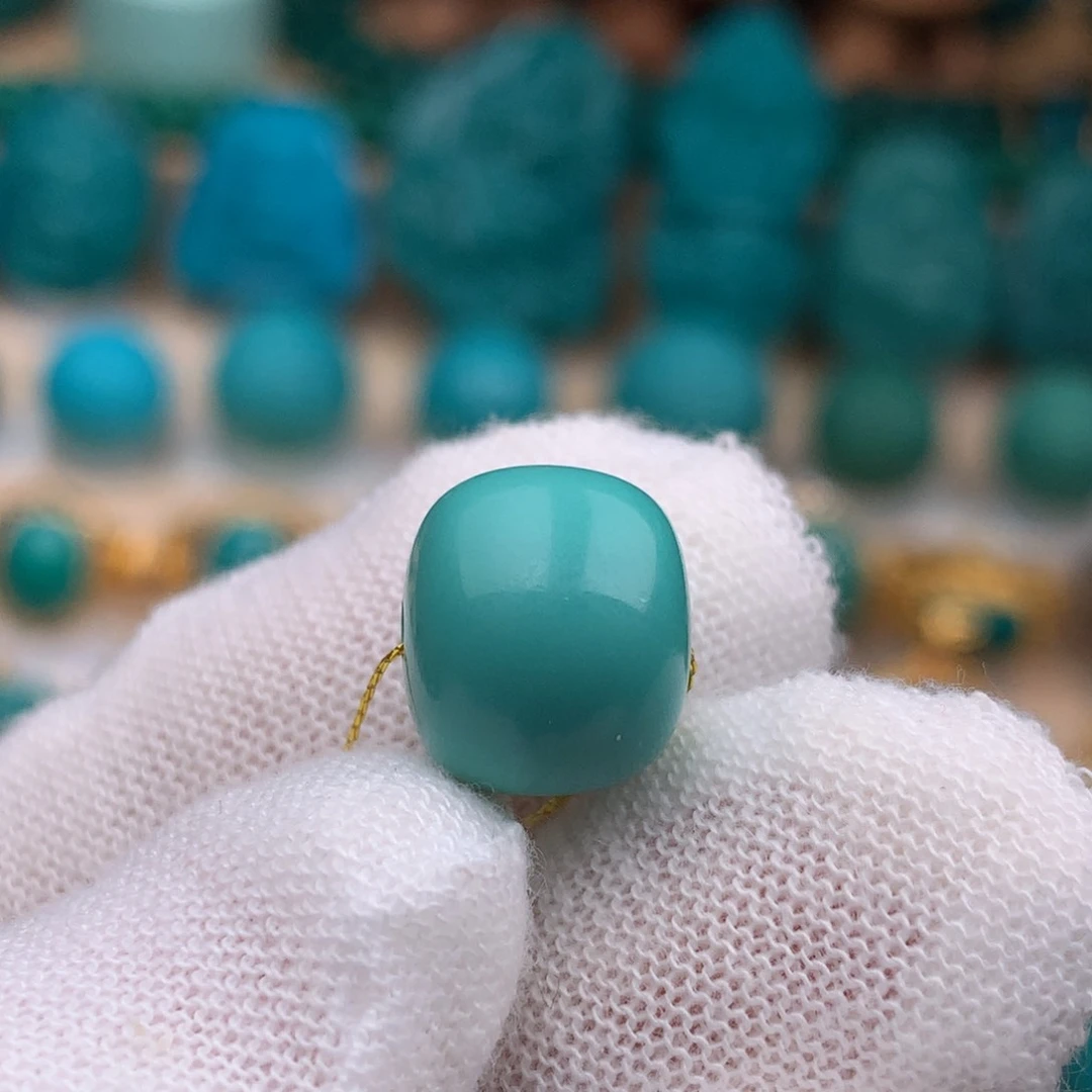 未镶嵌绿松石珠宝奇石12mm