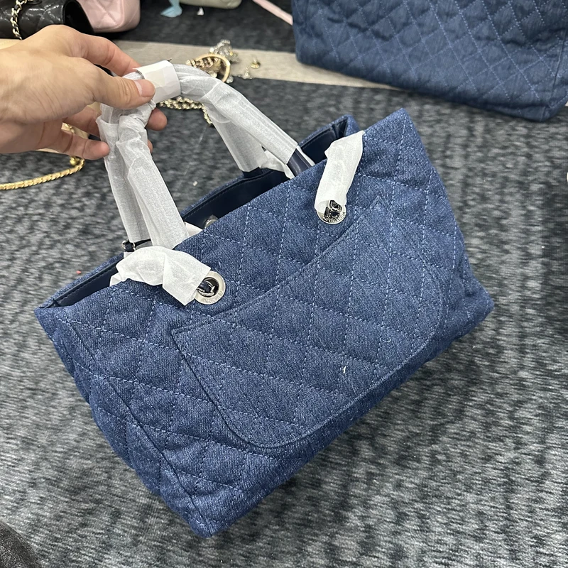 新款包包托特牛仔蓝小号