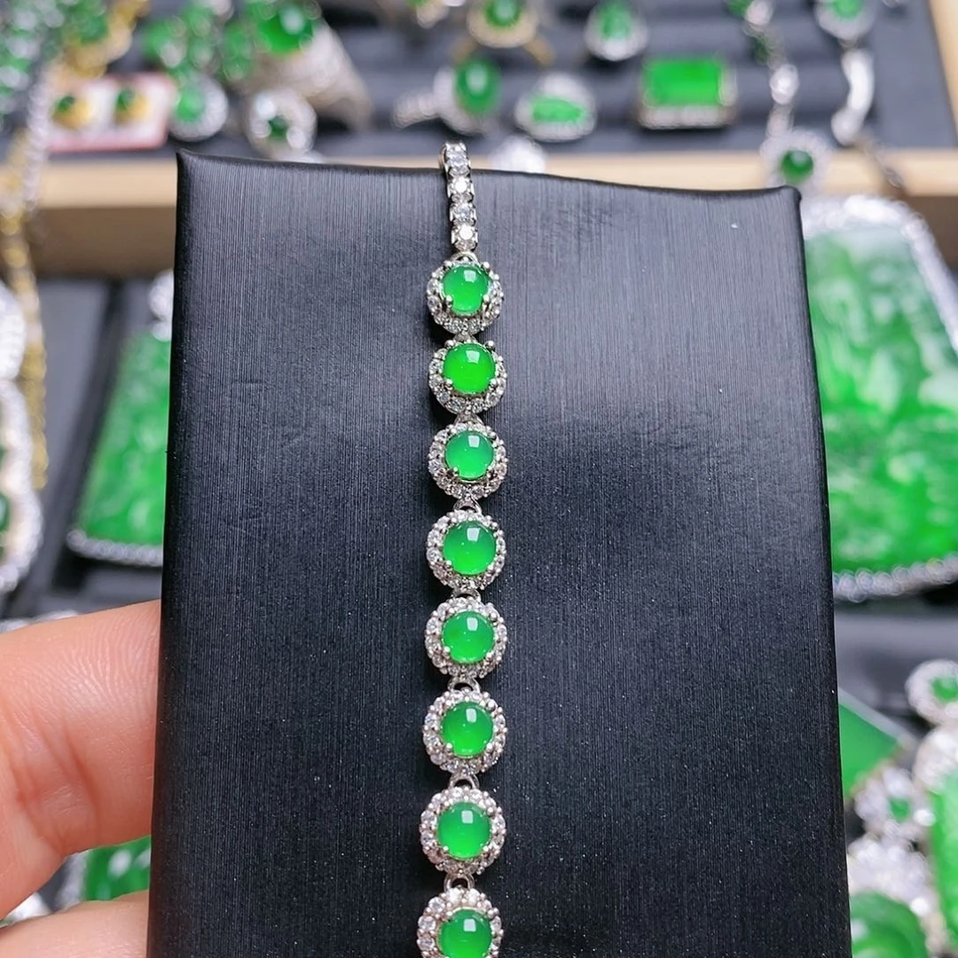 翡翠手链未镶嵌手链2