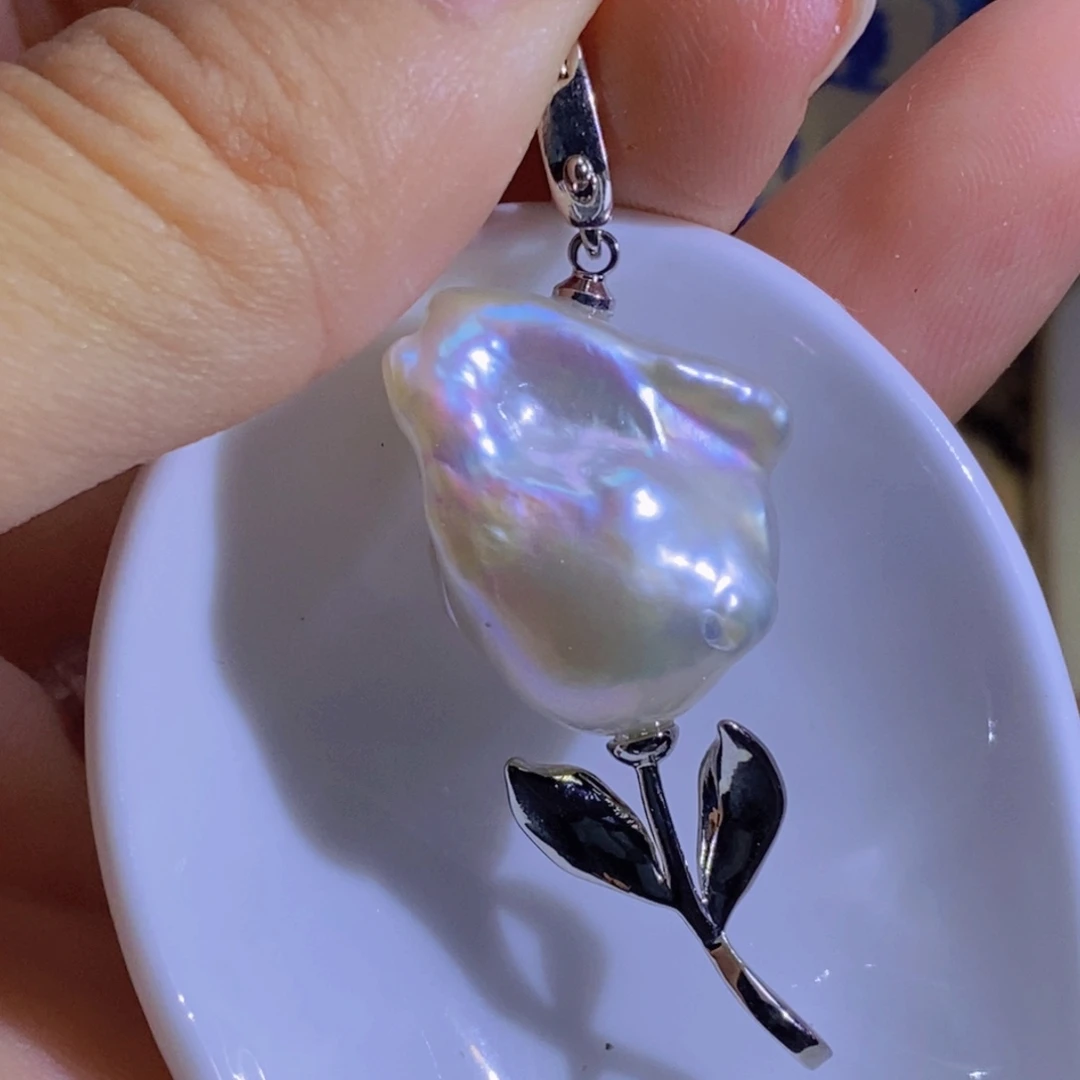 合金淡水珍珠微瑕天然淡水珍珠