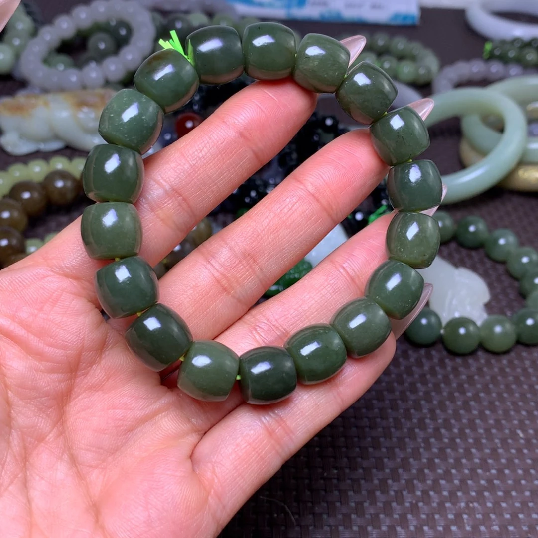 未镶嵌手串和田玉卡12