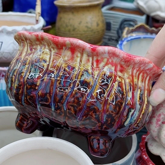 多肉绿植陶瓷花盆9.99包邮