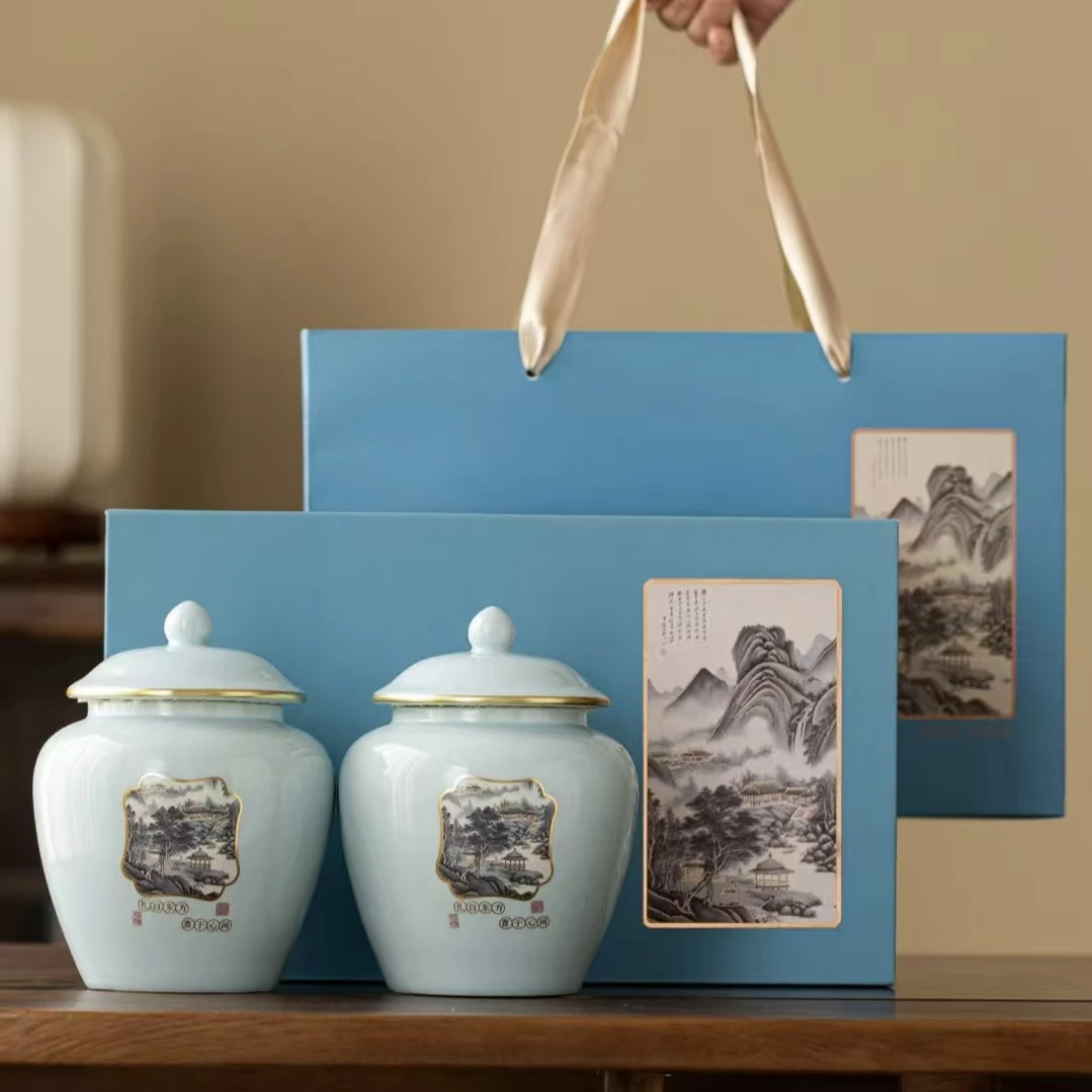 茉莉花茶 茶叶礼盒装 2025新茶 高山绿茶茶叶 春节送礼-礼自东方