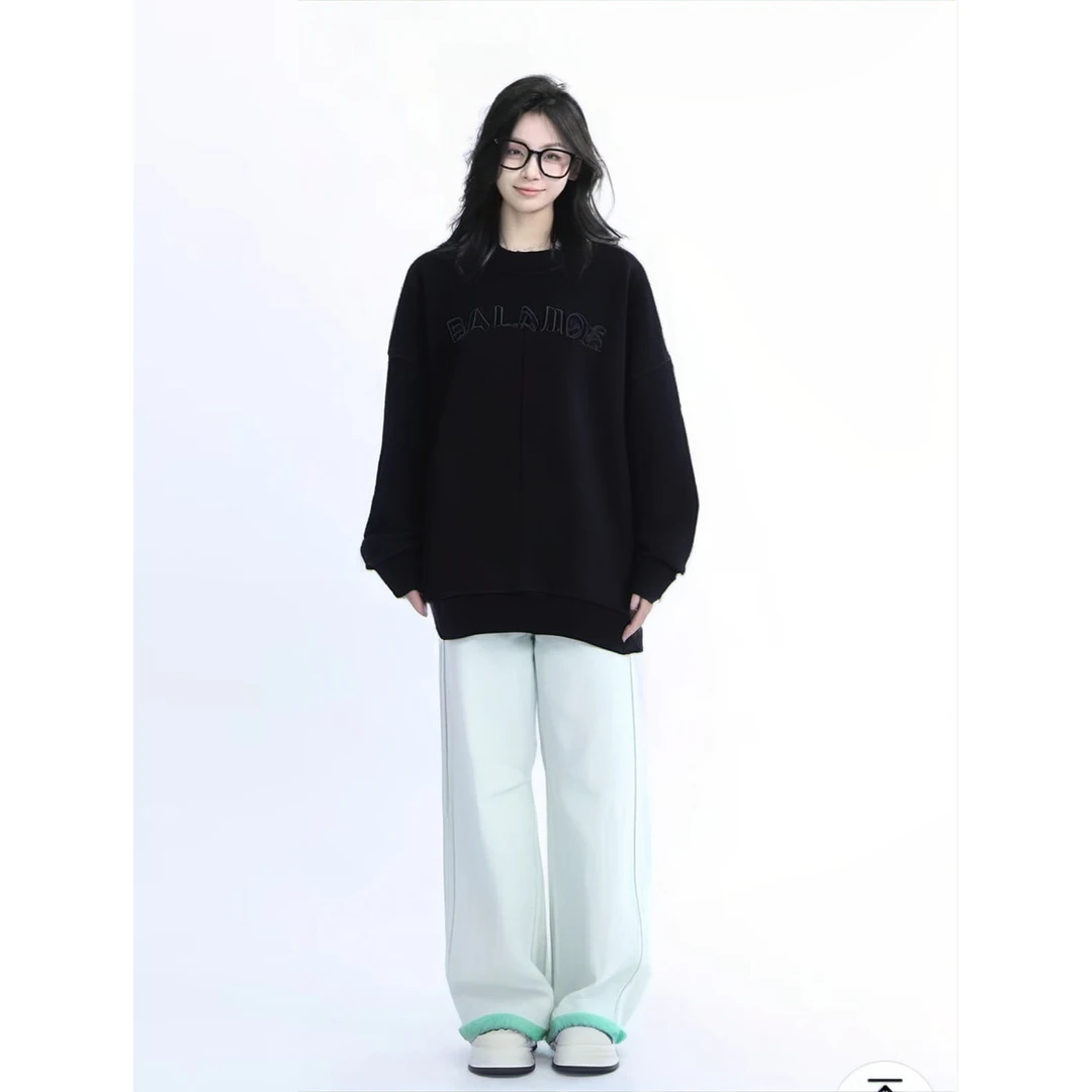 JUCY JUDY时尚百搭长袖T恤衫 JJ1363-JVTS021GBK