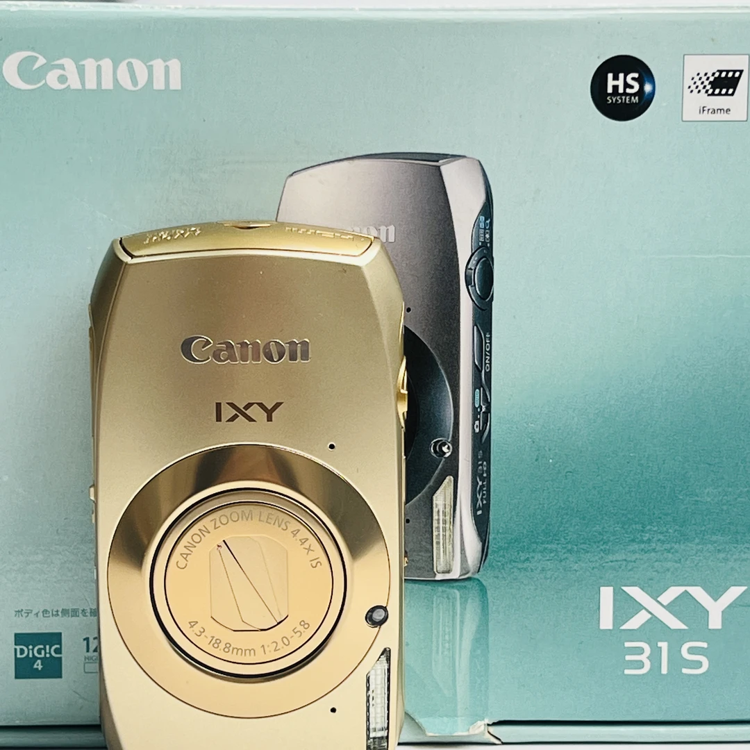 95新 Canon/佳能 ixus310金色原盒1210万像素4.4倍变焦ccd相机