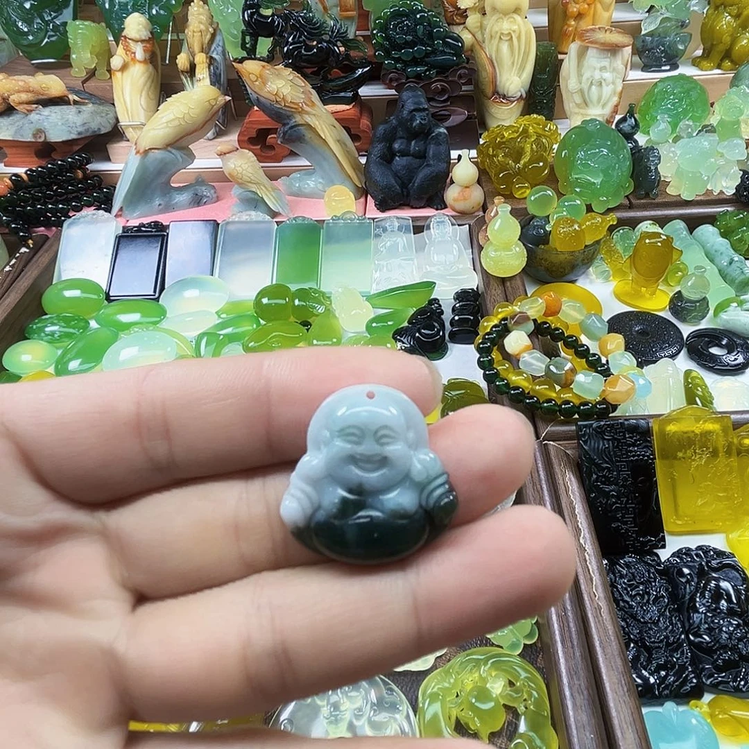 岫玉未镶嵌吊坠(不含链)