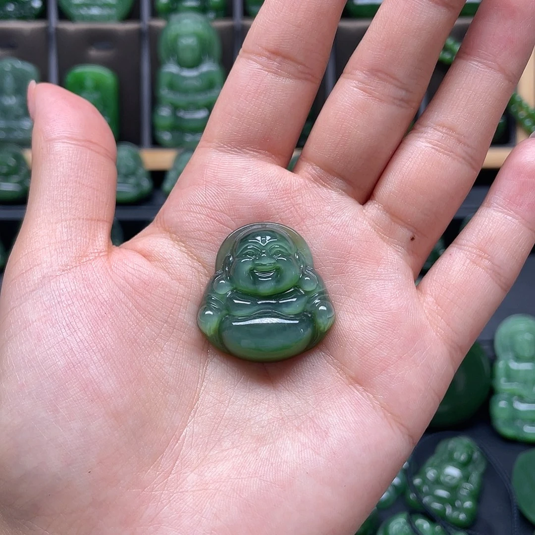 和田玉未镶嵌颈饰吖