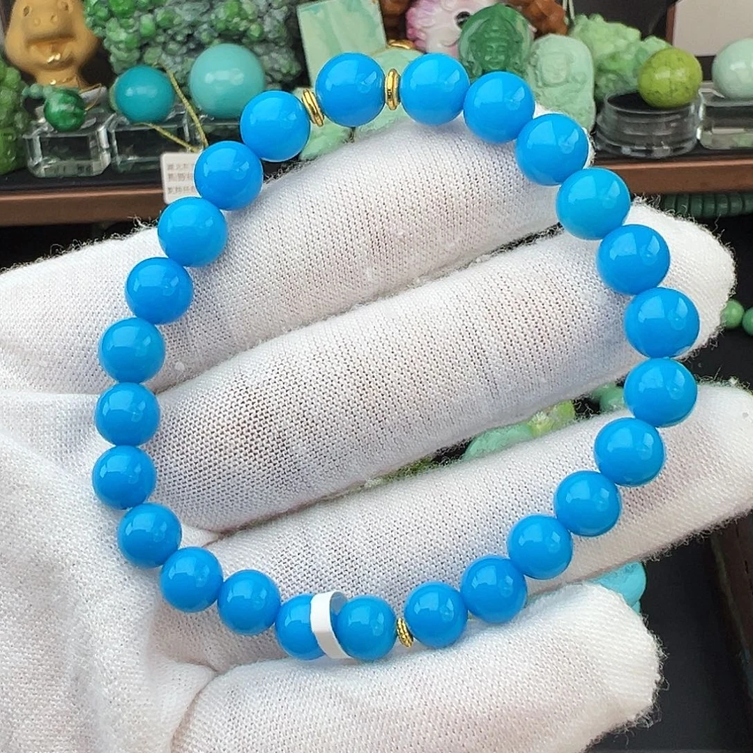 绿松石未镶嵌绿松石主播璐璐