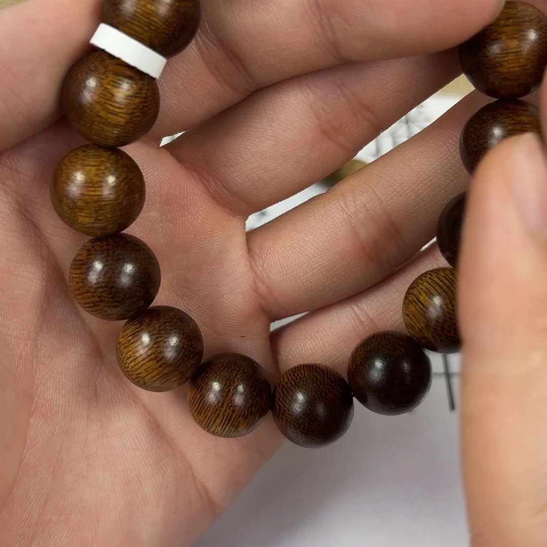 可***咏手串沉香富森红土1.4沉水