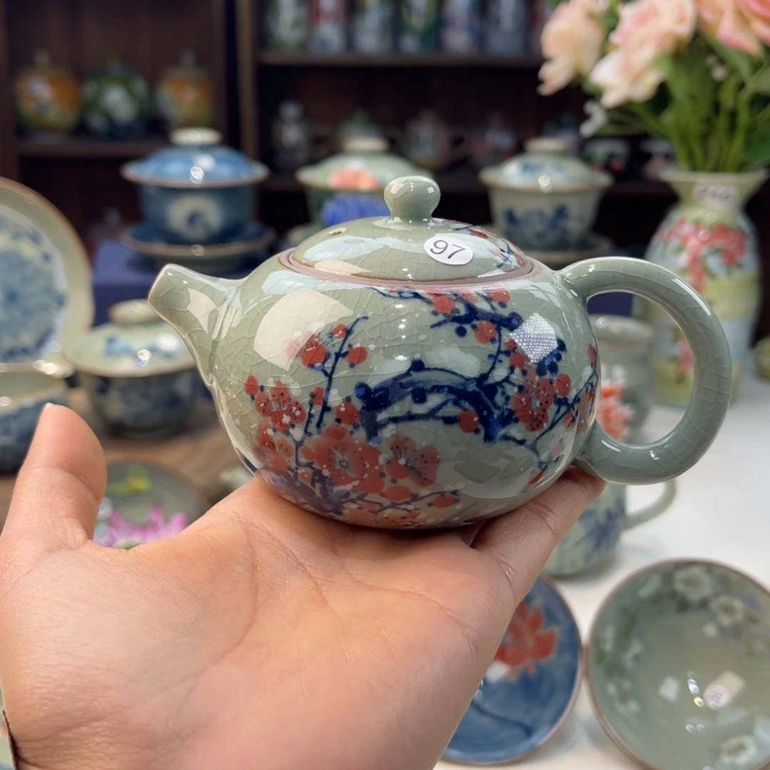 瓷片景德镇手工手绘陶瓷茶具