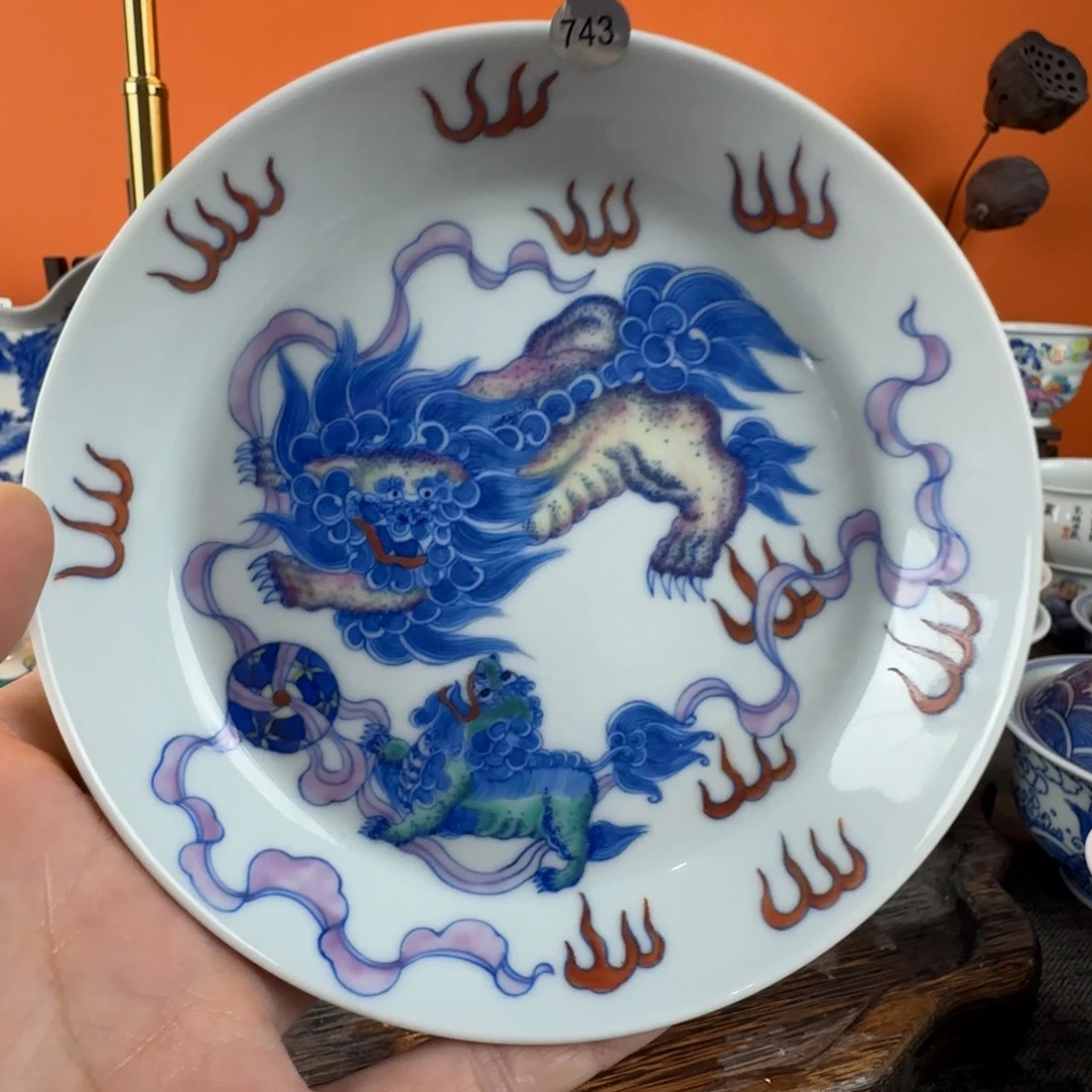 瓷片景德镇手绘青花瓷器743