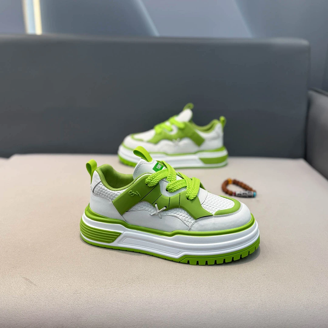 低帮鞋厚底板鞋男鞋时尚休闲百搭日常潮款男士鞋子2025年轻奢