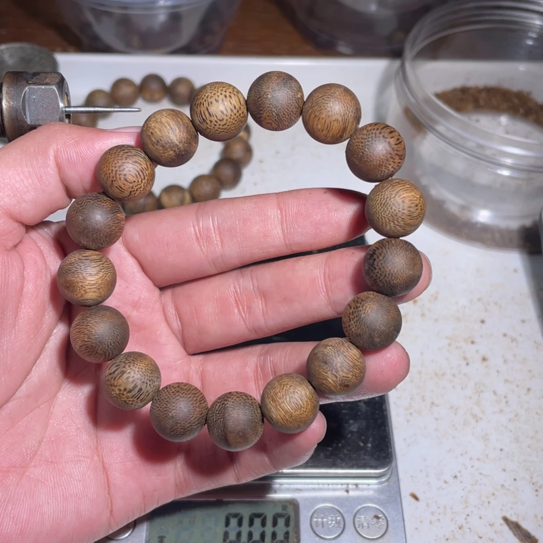 国***强沉香手串奇楠沉香手串1.2