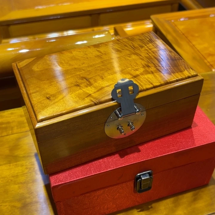 竹金丝楠木首饰盒