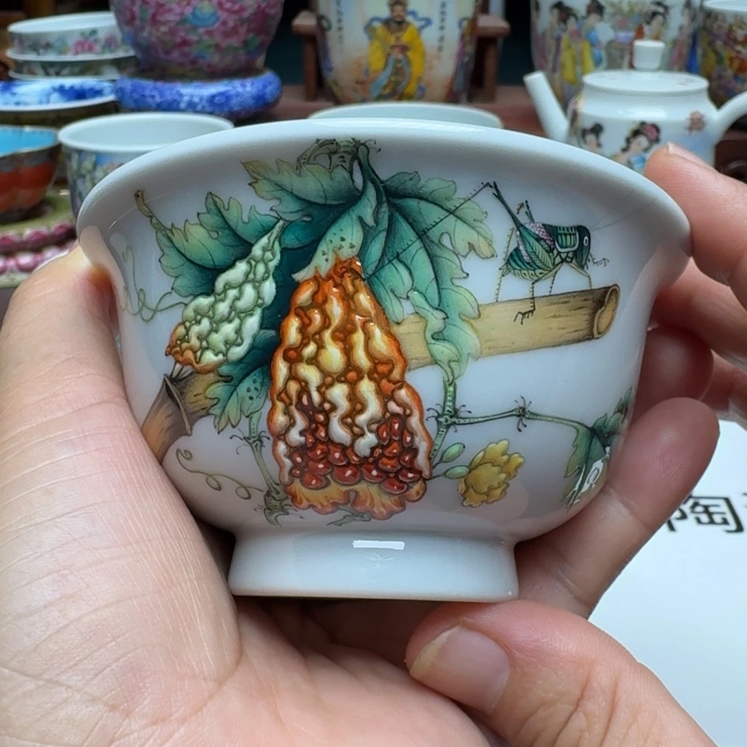 景德镇手工手绘展示