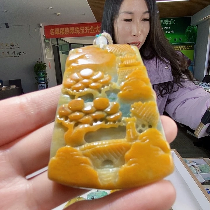 颈饰未镶嵌翡翠翡翠