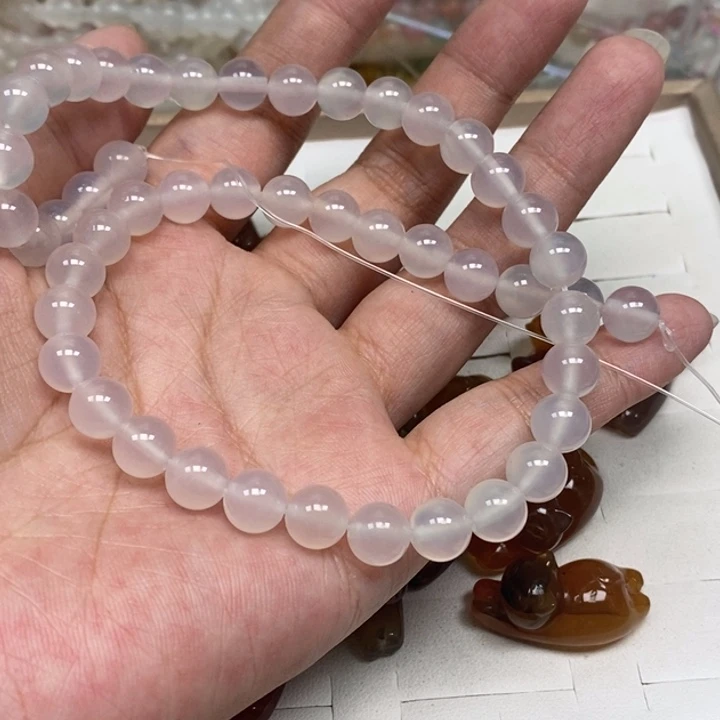 老***兔玛瑙/玉髓未镶嵌颈饰